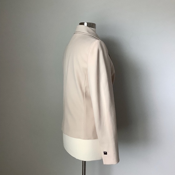 Les Copains Cream One‎ Button Blazer Jacket NWOT - Picture 12 of 16